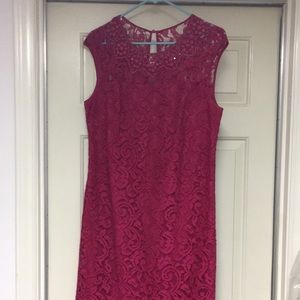 Adriannna Papell lace dress, 12